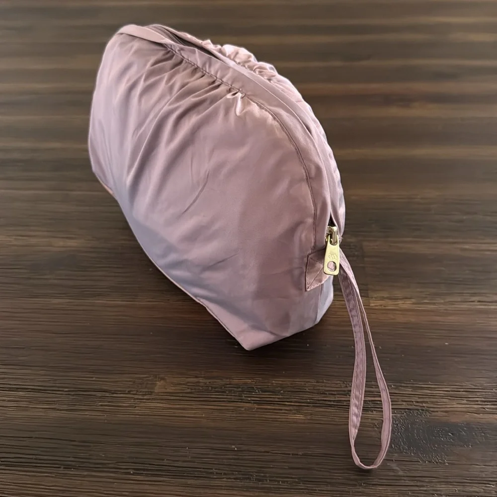 Cole Haan Mauve Packable Hooded Anorack Rain Jacket Small - Picture 12 of 12